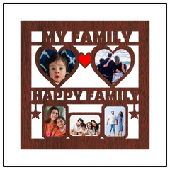 My Family Happy Family Wall Frame