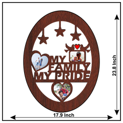 My Family My Pride Wall Frame