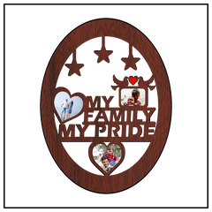 My Family My Pride Wall Frame