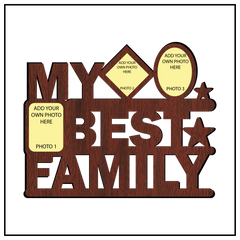 My Best Family Wall Frame