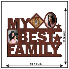 My Best Family Wall Frame