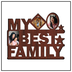 My Best Family Wall Frame