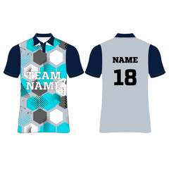 NEXT PRINT All Over Printed Customized Sublimation T-Shirt Unisex Sports Jersey Player Name & Number, Team Name.NP00800108