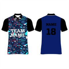NEXT PRINT All Over Printed Customized Sublimation T-Shirt Unisex Sports Jersey Player Name & Number, Team Name.NP00800110
