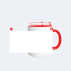Customised Red Color Mug