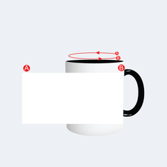 Customised Black Colour Mug