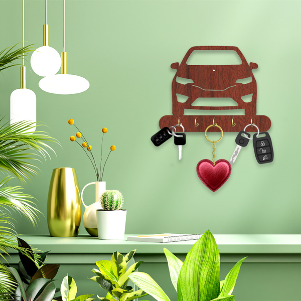 Wooden Car Key Hanger Next Print