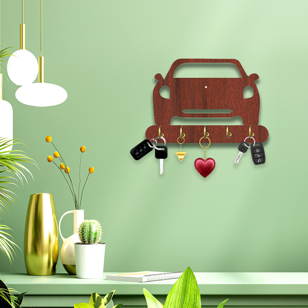 Wooden Car Key Hanger Next Print