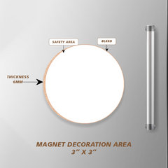 Wooden Fridge Magnet Set Of 4