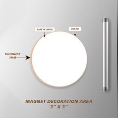 Wooden Fridge Magnet Set Of 4