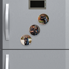 Wooden Fridge Magnet Set Of 4