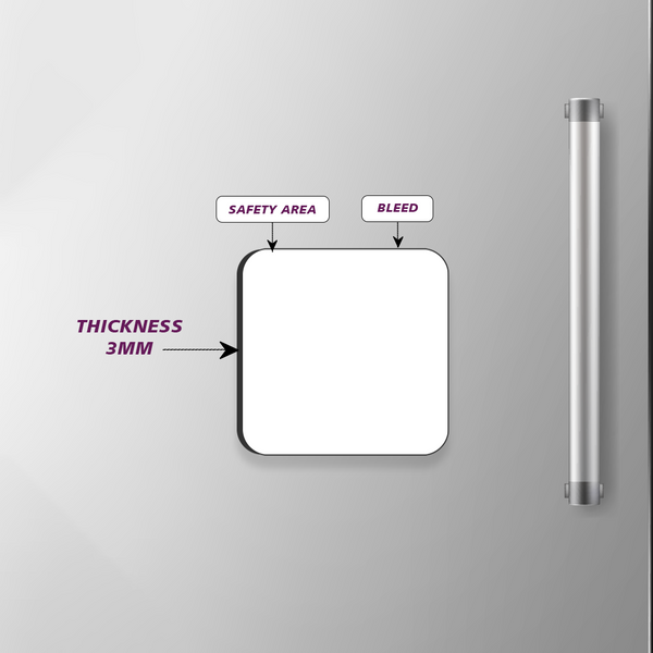 Square Shape Photo Magnet – Next Print