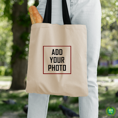 customised Photo Printed Tote Bag Size : 12 x 15 Inches