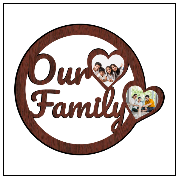 Our Family Wall Frame Next Print