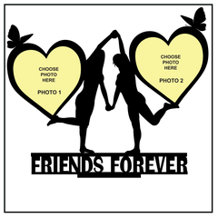 FRIENDS FOREVER DOUBLE IMAGE STAND FRAME