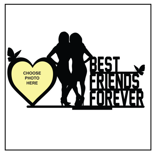 BEST FRIENDS FOREVER SINGLE IMAGE STAND FRAME