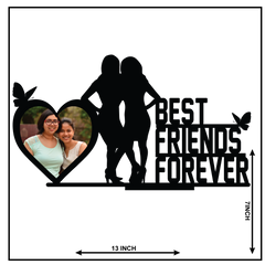 BEST FRIENDS FOREVER SINGLE IMAGE STAND FRAME