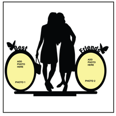 BEST FRIENDS DOUBLE IMAGE STAND FRAME