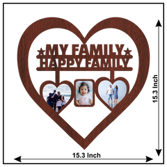 My Family Happy Family Wall Frame
