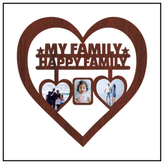 My Family Happy Family Wall Frame