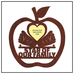 Star Of Our Family Wall Frame