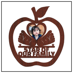 Star Of Our Family Wall Frame