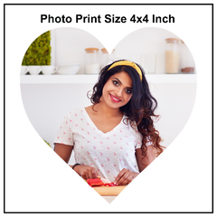 DOUBLE IMAGE HEART SHAPE WALL FRAME