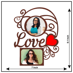 A BEAUTIFUL DOUBLE IMAGE WALLFRAME