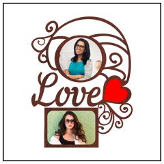 A BEAUTIFUL DOUBLE IMAGE WALLFRAME