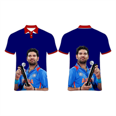 YUVARAJ SINGH PRINTED T-SHIRT
