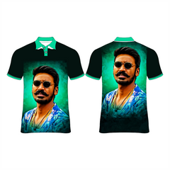 Next Print Dhanush Photo Printed T-Shirt.