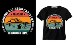 Driving A Glassig Car Is Like Through Time