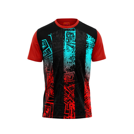 Red Round Neck Half Sleeve Tshirt NextprintrB184