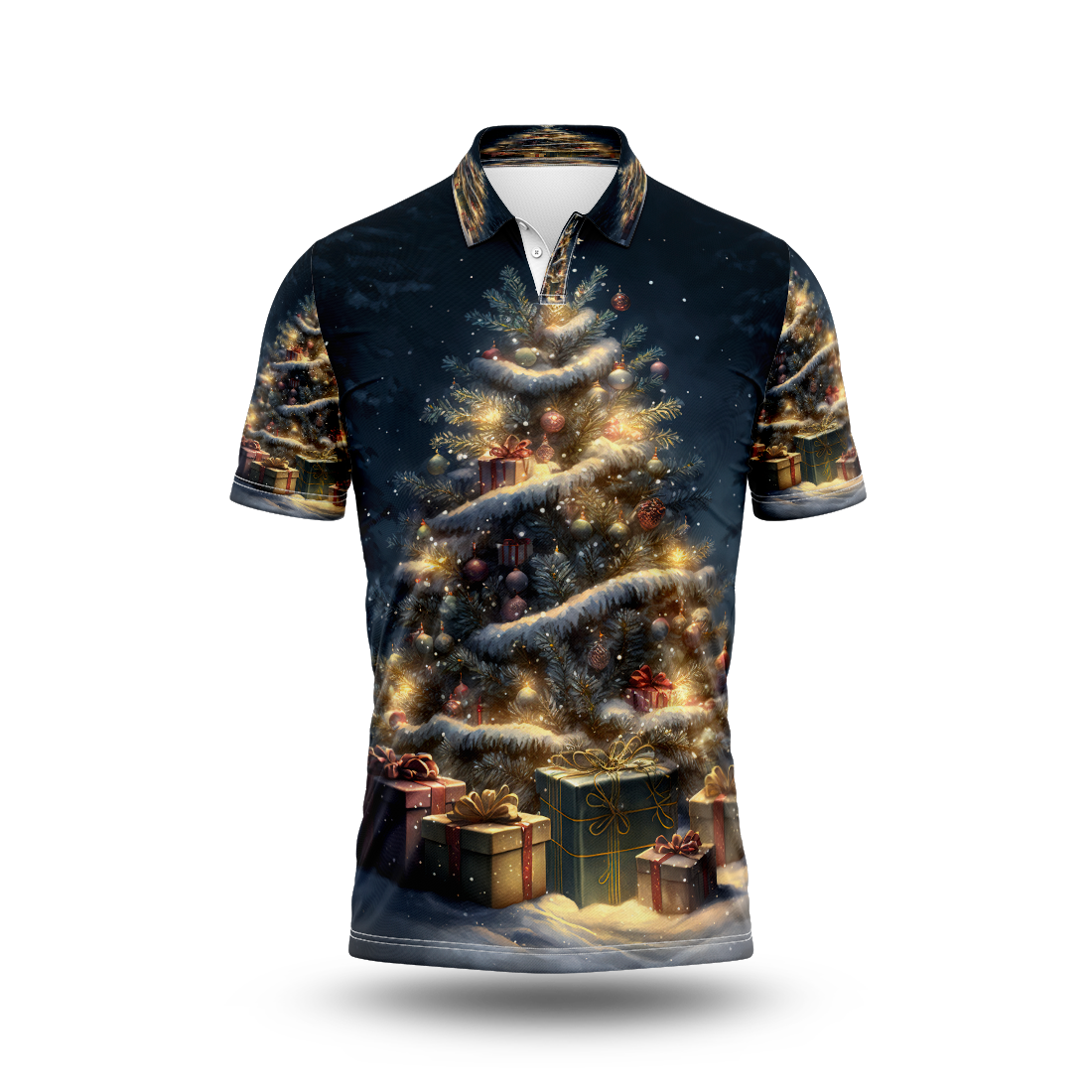 Christmas Tree  Printed T-Shirt.