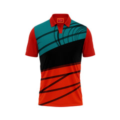 Red Polo Neck Half Sleeve T Shirt NextprintrB193