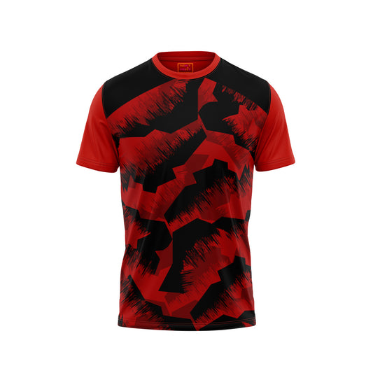 Red Round Neck Half Sleeve Tshirt NextprintrB194