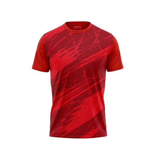 Red Round Neck Half Sleeve Tshirt NextprintrC1150