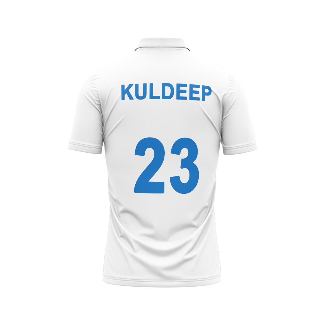 Next Print Kuldeep Indian Test Cricket Team Jersey