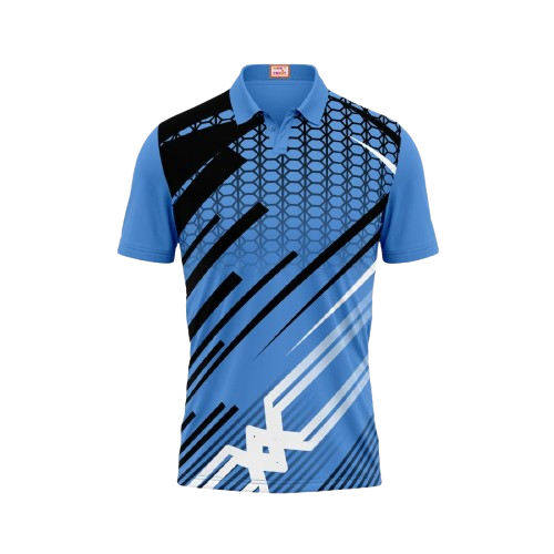 Next Print Customized Polo Neck Skyblue Jersey Design 10