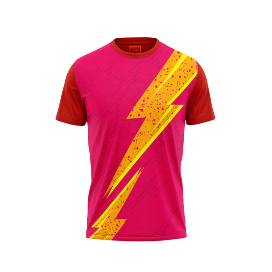 Red Round Neck Half Sleeve Tshirt Nextprintr219