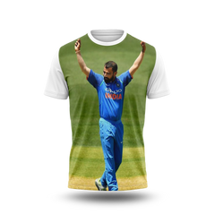 Mohammed Shami Photo Printed T-Shirt.