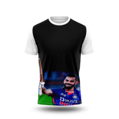 Virat Kohli Photo Printed T-Shirt.