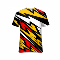 Next Print Customised All Over Printed V Neck  T-Shirt NP0000S695