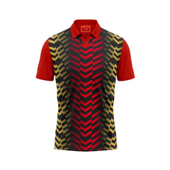 Red Polo Neck Half Sleeve T Shirt NextprintrC1165