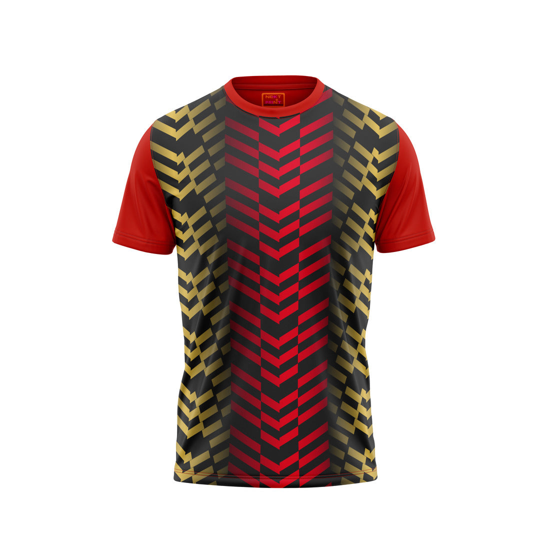 Red Round Neck Half Sleeve Tshirt NextprintrC1165