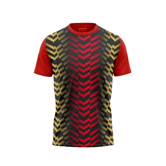 Red Round Neck Half Sleeve Tshirt NextprintrC1165