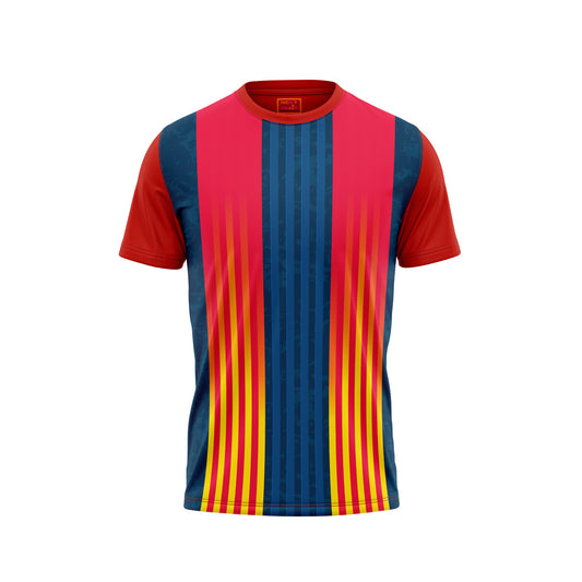 Red Round Neck Half Sleeve Tshirt Nextprintr223