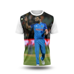 Mohammed Shami Photo Printed T-Shirt.