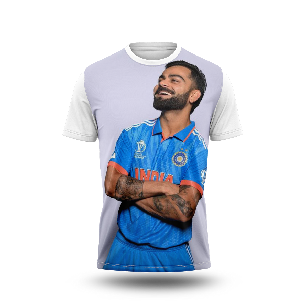 Virat Kohli Photo Printed T-Shirt.