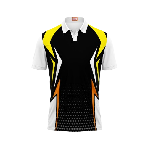 Next Print Customized Polo Neck White Jersey NPTS21